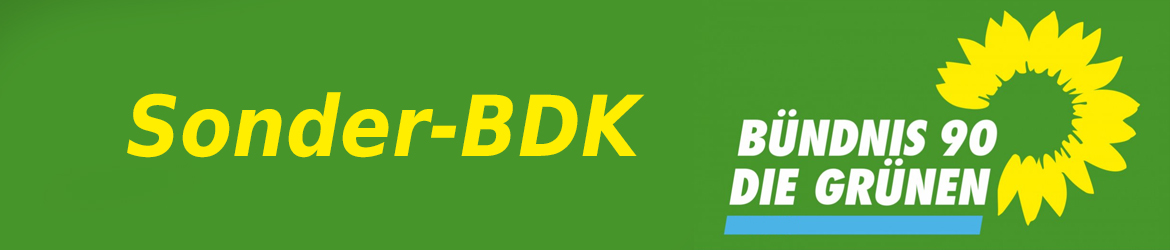Sonder-BDK – jetzt! – Grüne Alternative